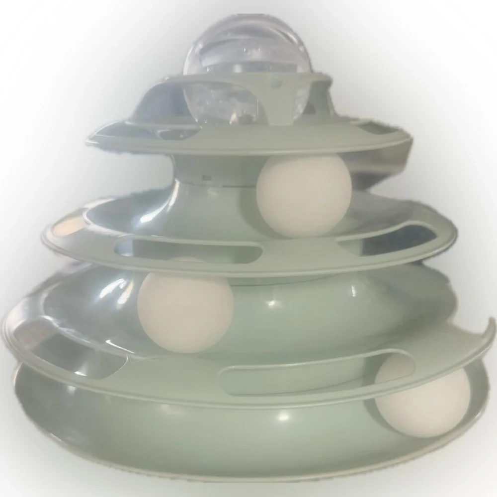 🐈🐈‍⬛ 4 Levels Mint Green Cat Toy Tower